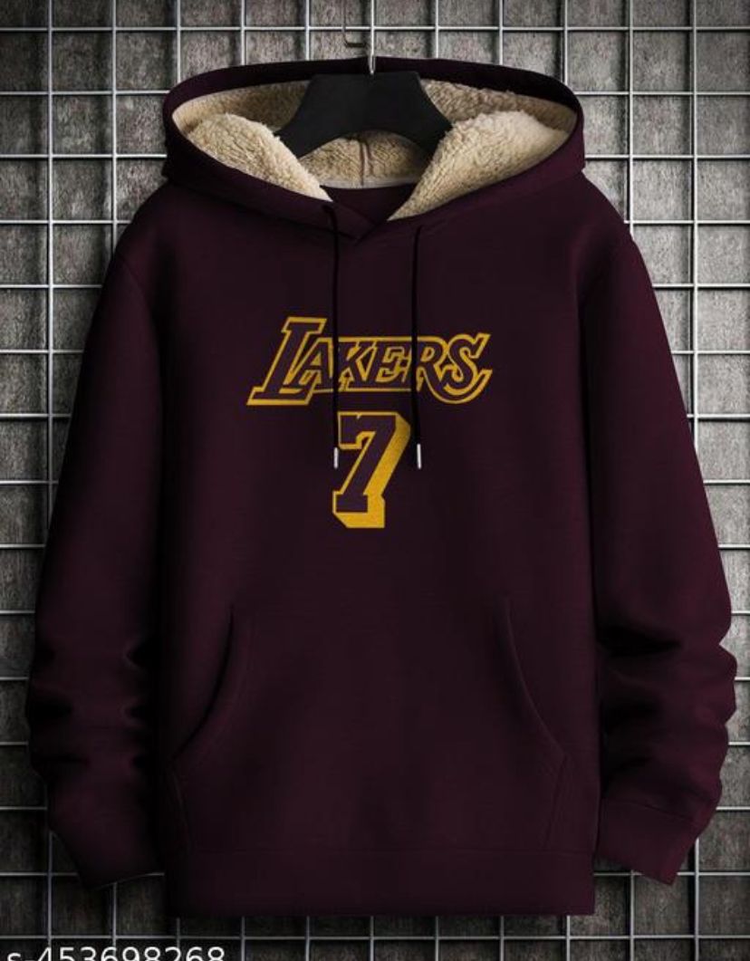 Stylish Printed Fur Hoddie for Men | Winter Wear