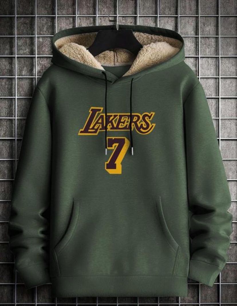 Stylish Printed Fur Hoddie for Men | Winter Wear