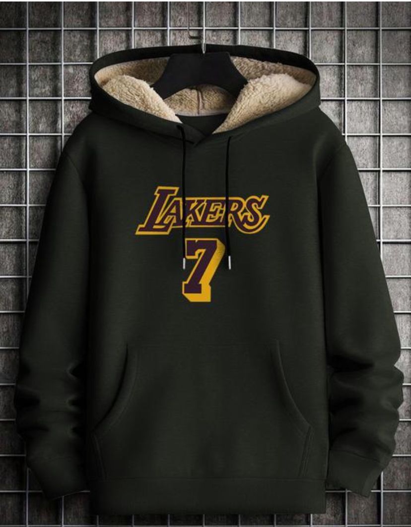 Stylish Printed Fur Hoddie for Men | Winter Wear