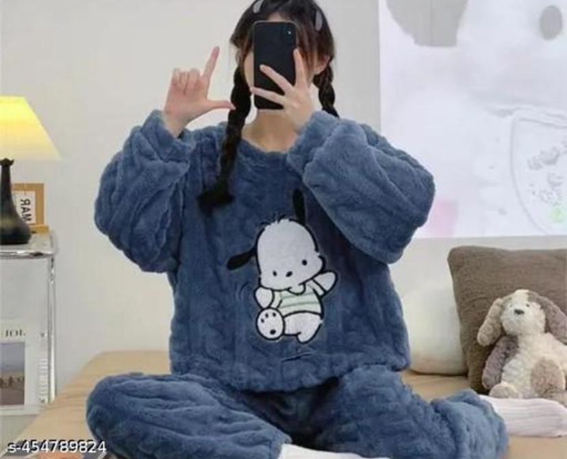 Fancy Nightwear Women Top & Bottom Sets