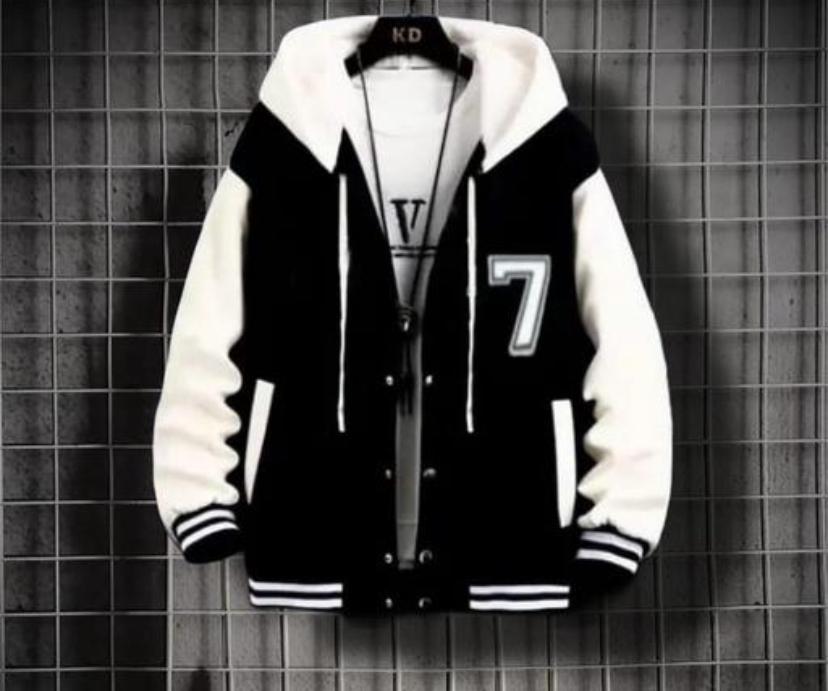 Hoodie Bomber Jacket For Mens Print