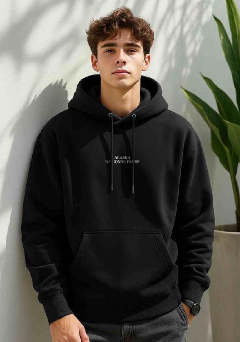 Mens Hoodie Trendy Print