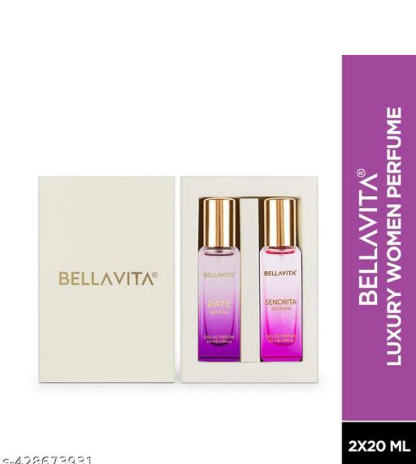 Bella Vita Luxury Women's DATE+SENORITA Women Perfume Gift Combo For Women 40ml Pack of 2
