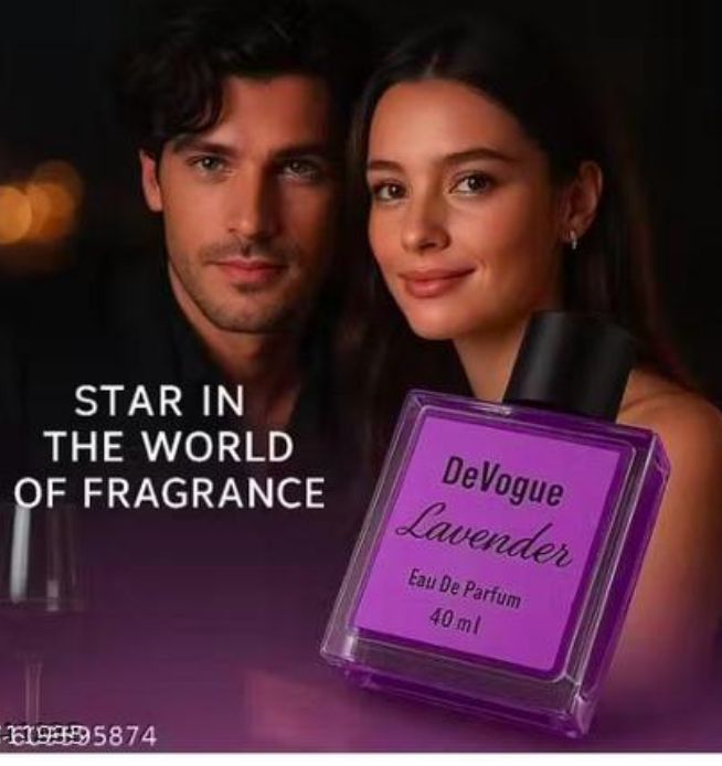 Devouge Lavender 40ml spray pefume for men women long lasting strong smelling scent