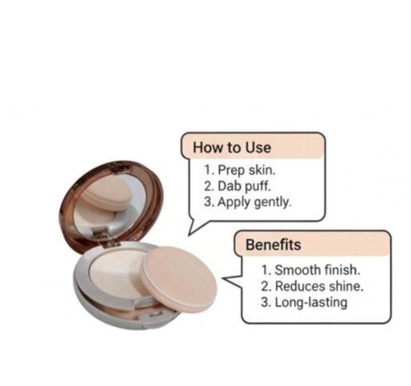 Miss Unique Compact Powder Ultra fine Texture Pack of 1