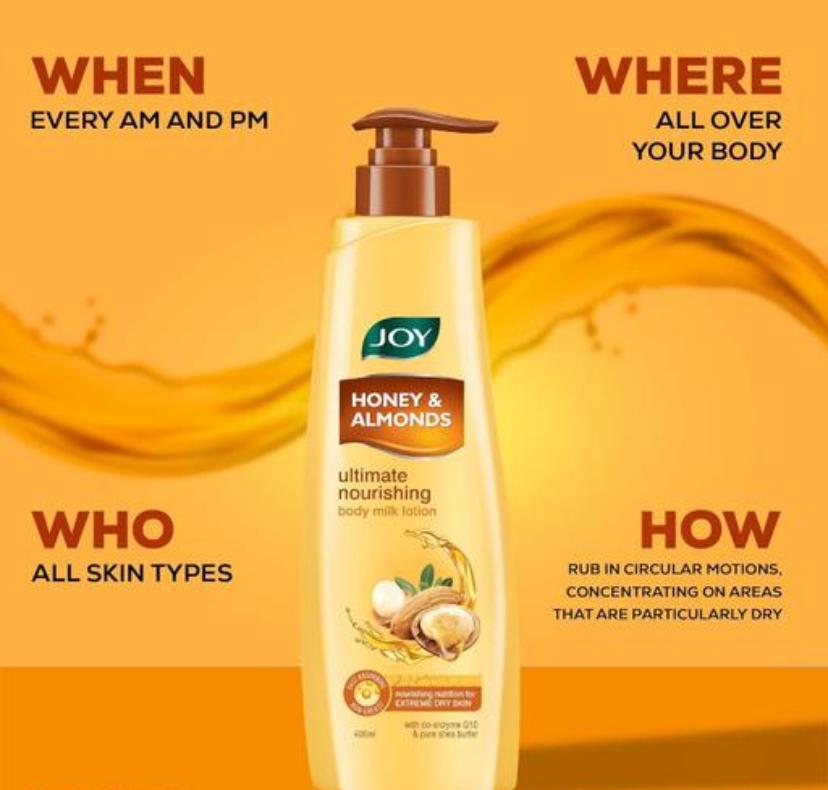 Joy Honey & Almonds Ultimate Lotion-400ml
