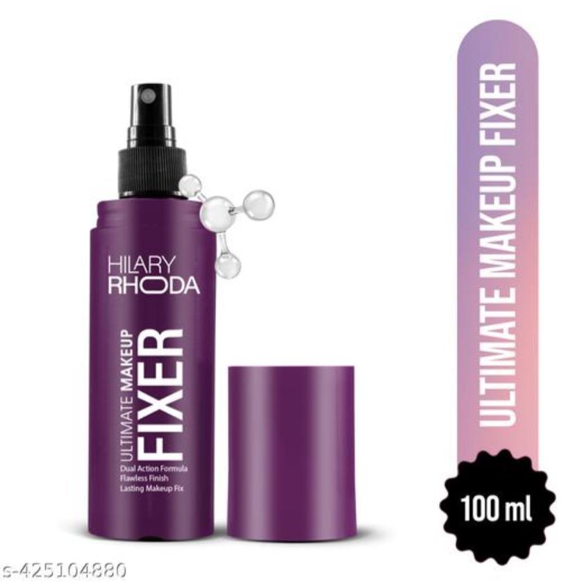 Hilary Rhoda Ultimate Makeup Fixer Infused with Niacinamide & Hyaluronic Acid Hydrates, Soothes & Refreshes Skin Dual Action & Weightless Formula Setting Spray 100ml
