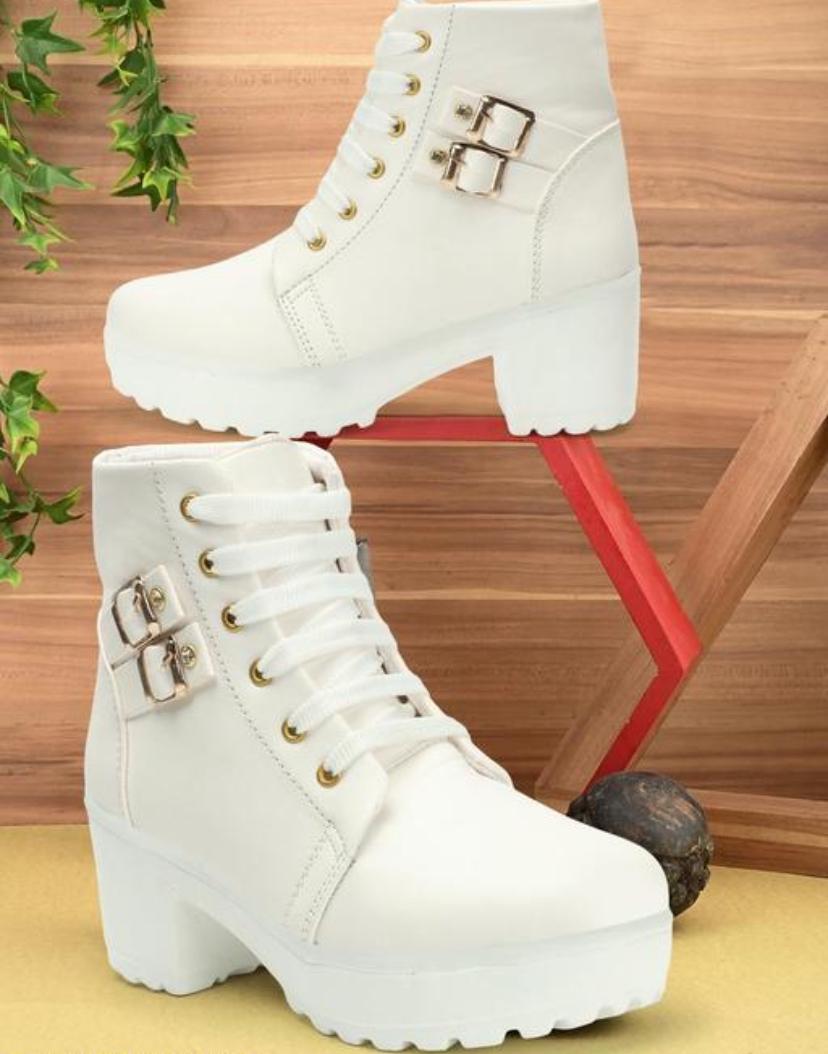 High Boots Design Style Casual Heel Ankle for Women