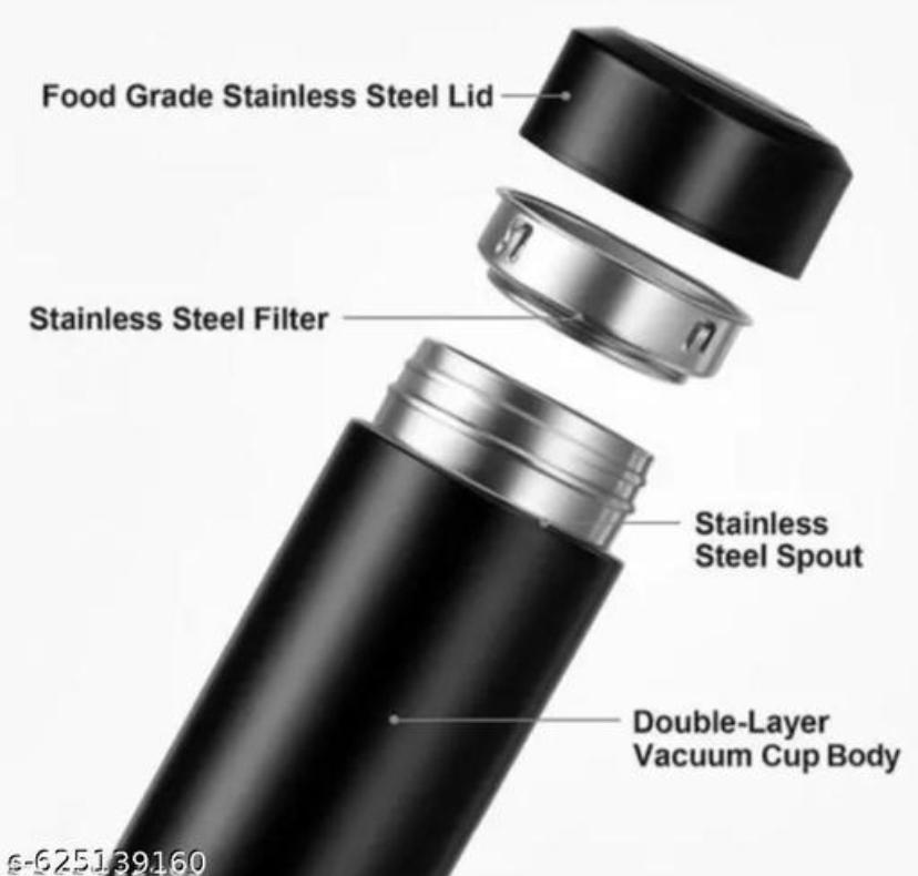 Smart Flask with Temperature Display Smart Water Bottle With LED Temperature Dislapy