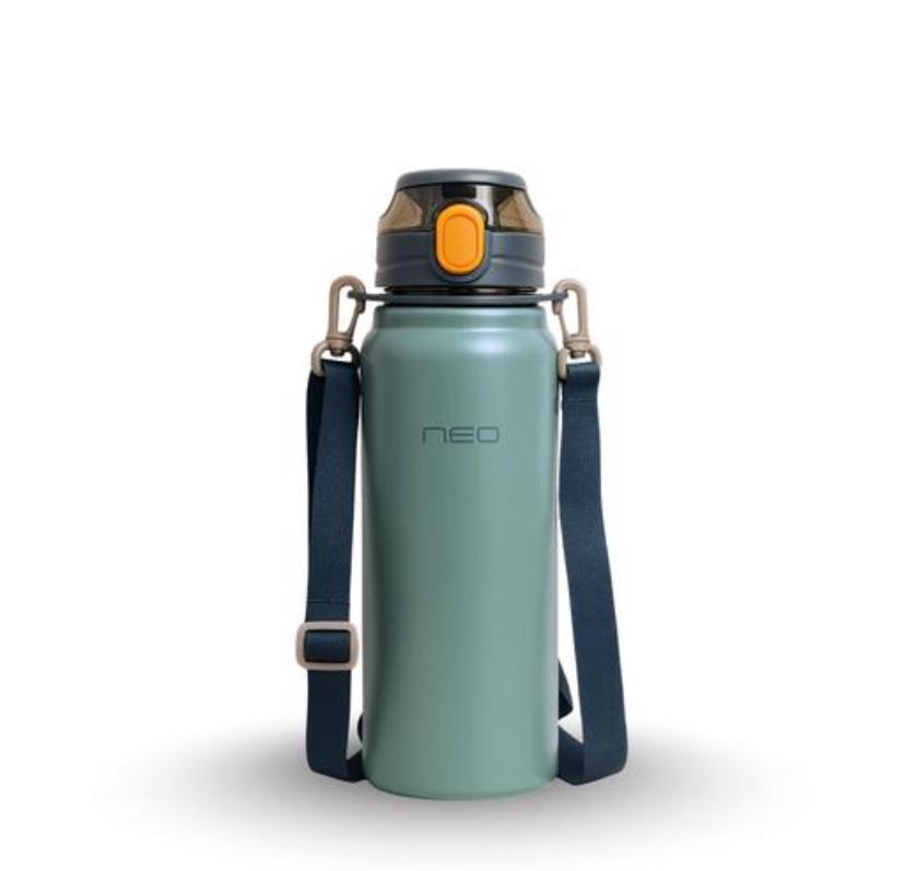 Ecoop Stainless Steel Insulated Water Bottle with Sipper - Hot & Cold Thermosteel Bottle with 304SS Insulation-Leakproof & Trendy Water Bottle For Kids & Adults 800ml