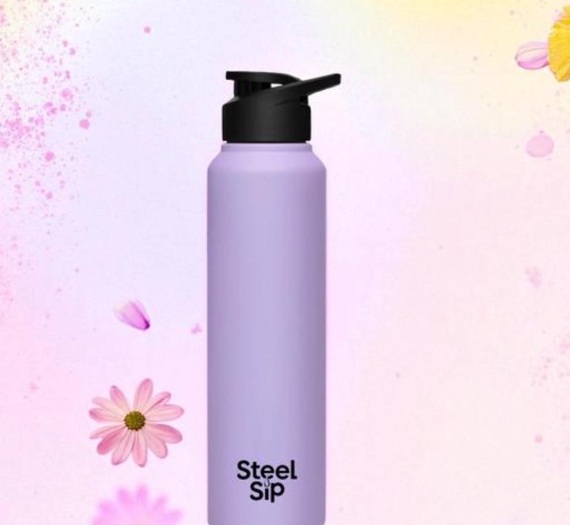 Steel Sip Stainless Steel Colored Bottle 1 Ltr
