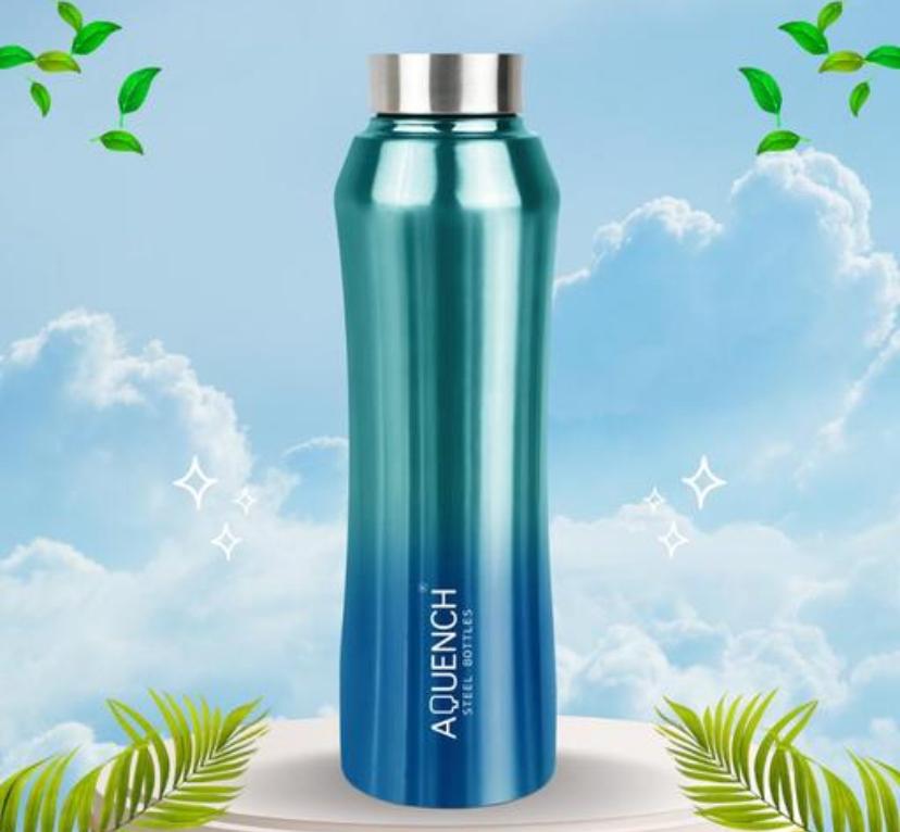 Aquench best selling Stainless Steel Water Bottle 1 Litre (1000 ml) | 1L Water Bottle