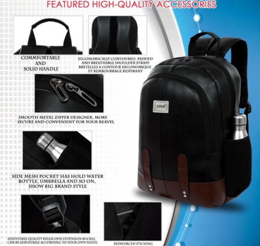 Featured High Quality Accessories Bagpack | Waterproof