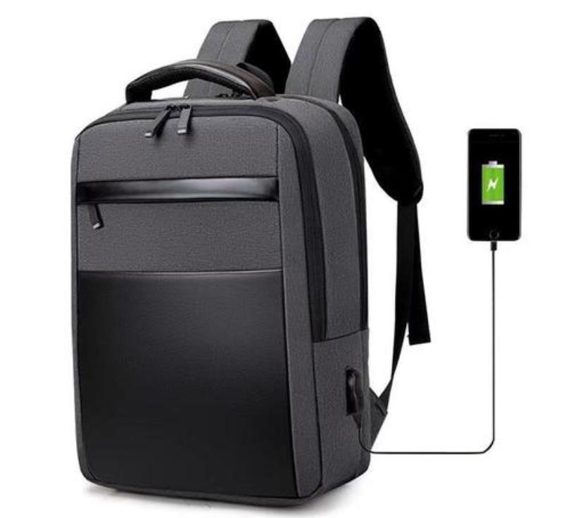 Black reaction laptop bag 012 | charging available | Waterproof