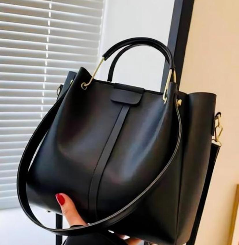 Black Premium Handbag Luxury Feel for Women