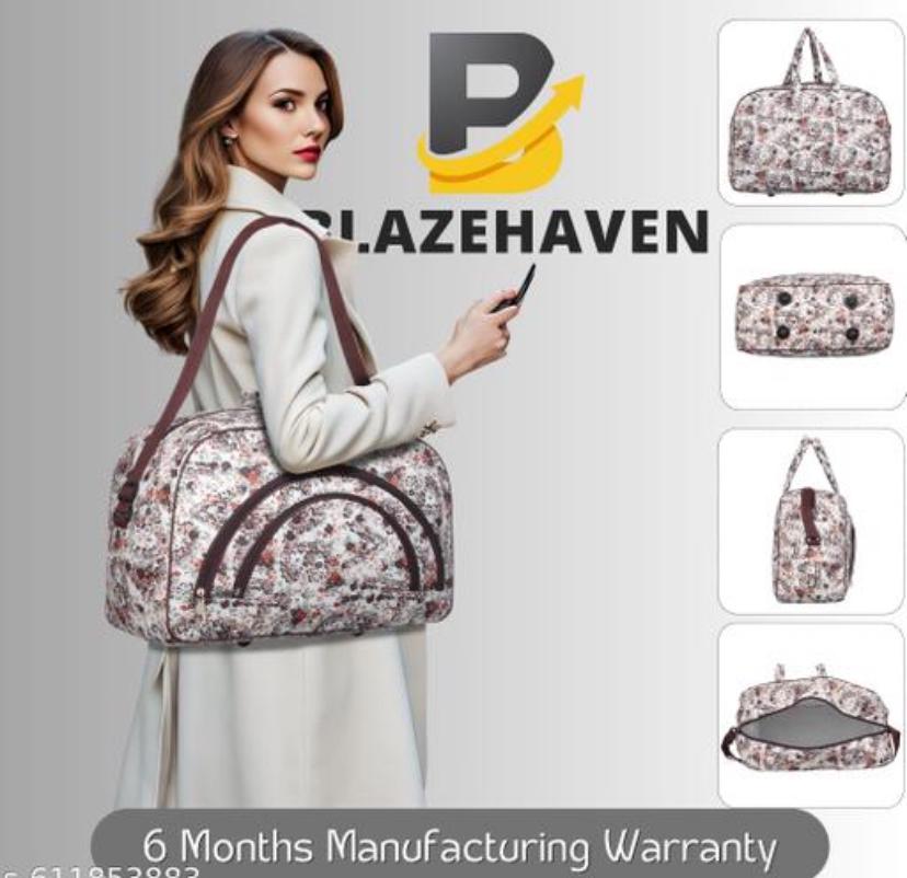 Compact Travel Luggage Bag for Women