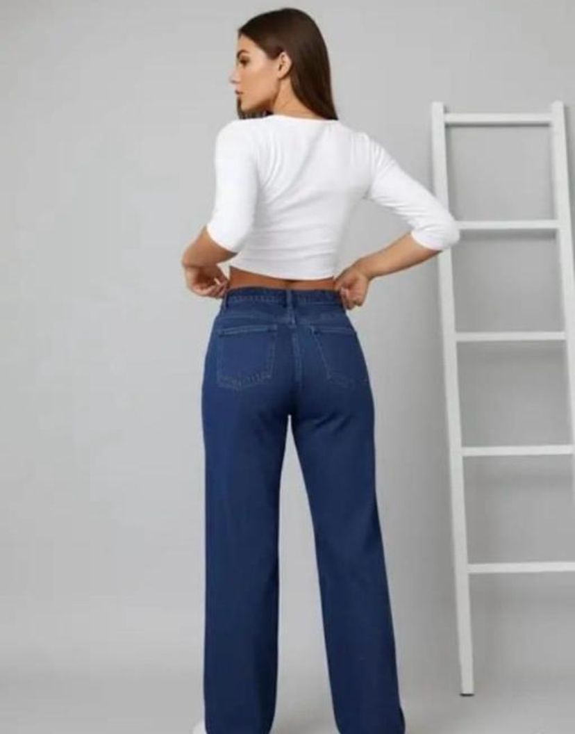 Trendy Women’s Jeans Straight Bottom
