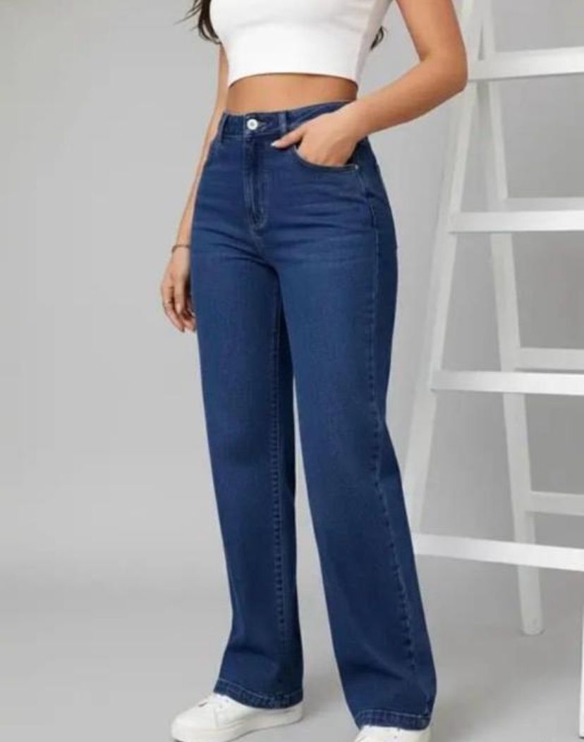 Trendy Women’s Jeans Straight Bottom