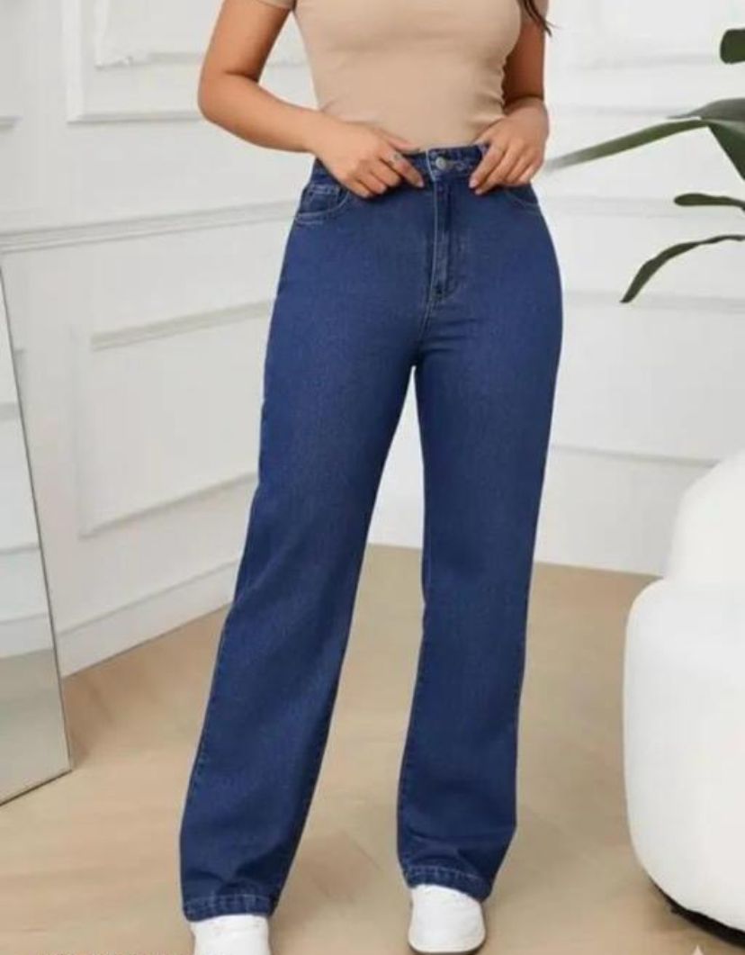 Trendy Women’s Jeans Straight Bottom