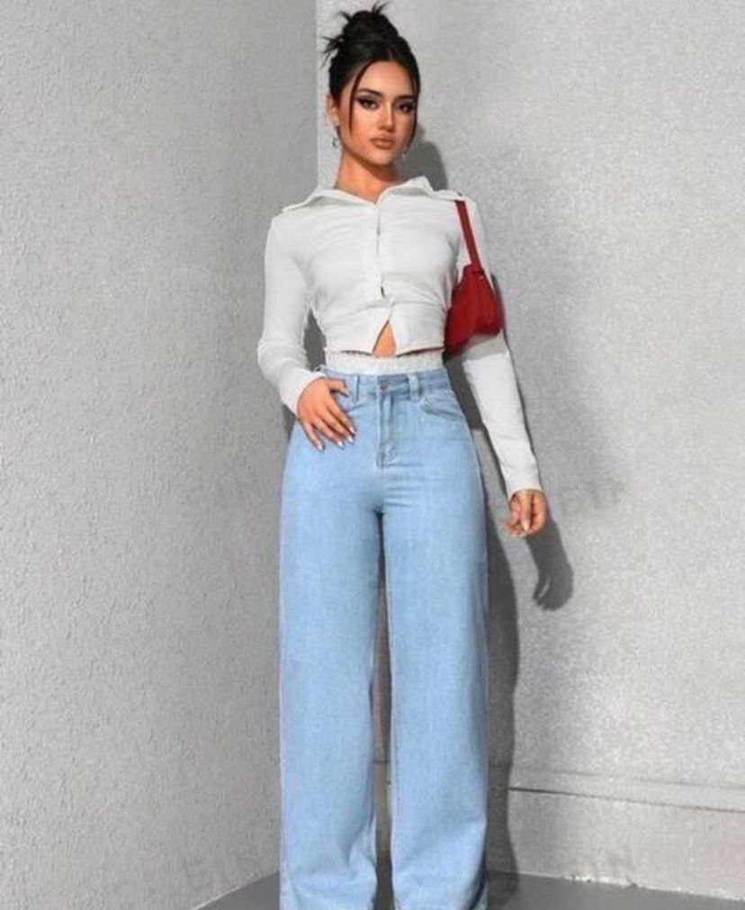 Trendy Women Asthetic Jeans