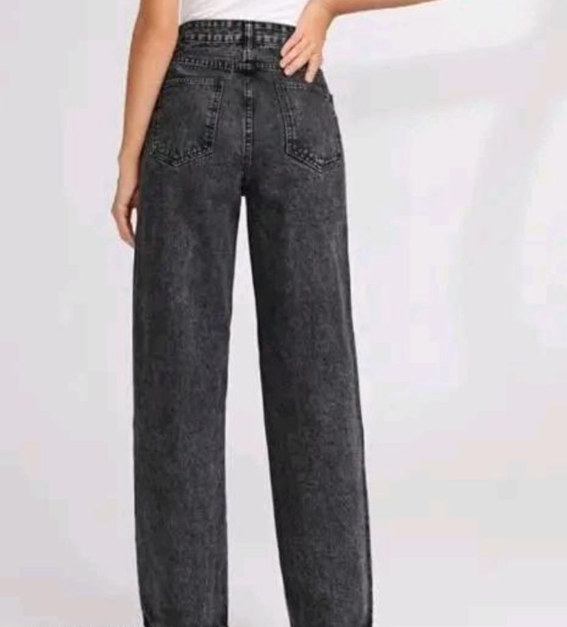 Women High Waist Straight fit strechable Denim Jeans