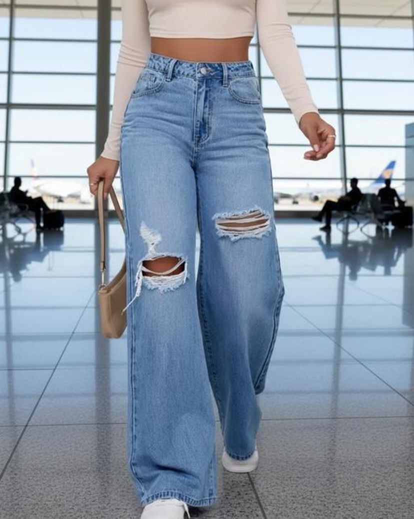 Trendy Damage jeans for women
