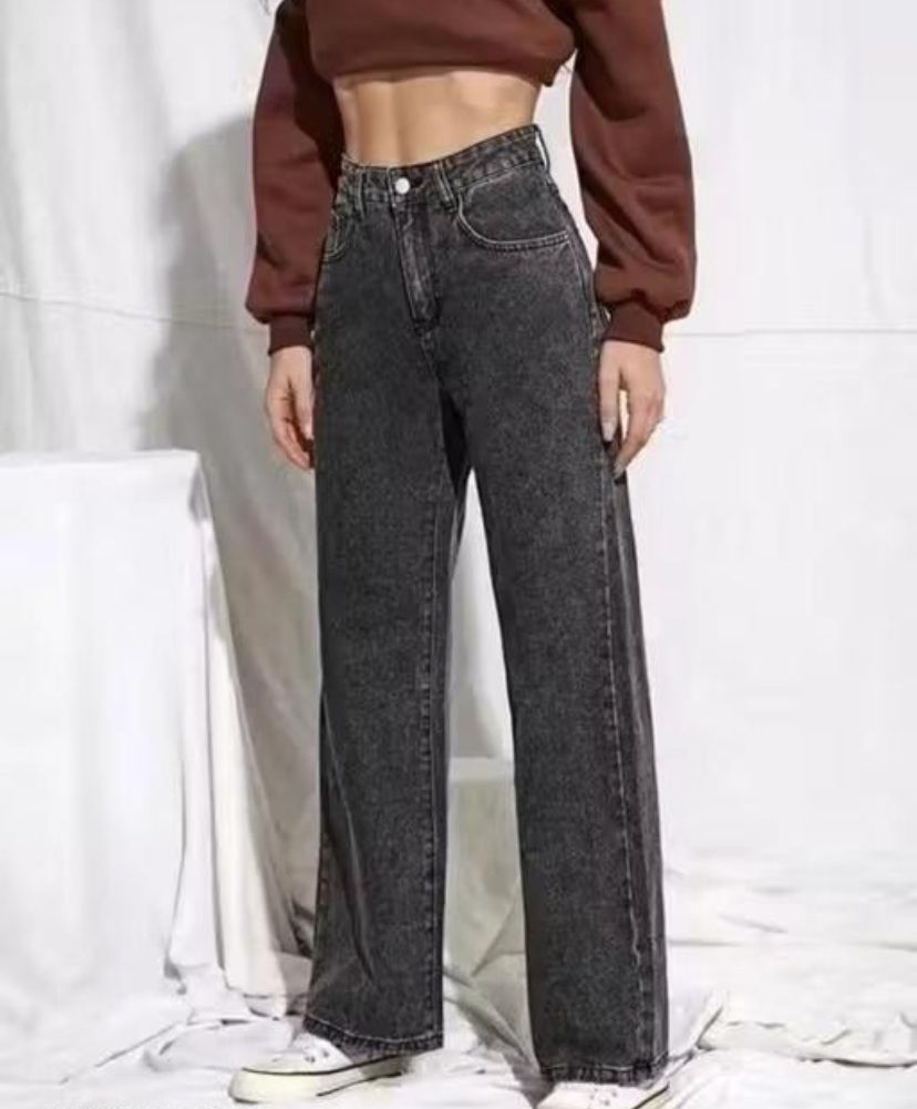 Trendy Women Ladies Regular Straight Fit High Quality Denim Jeans