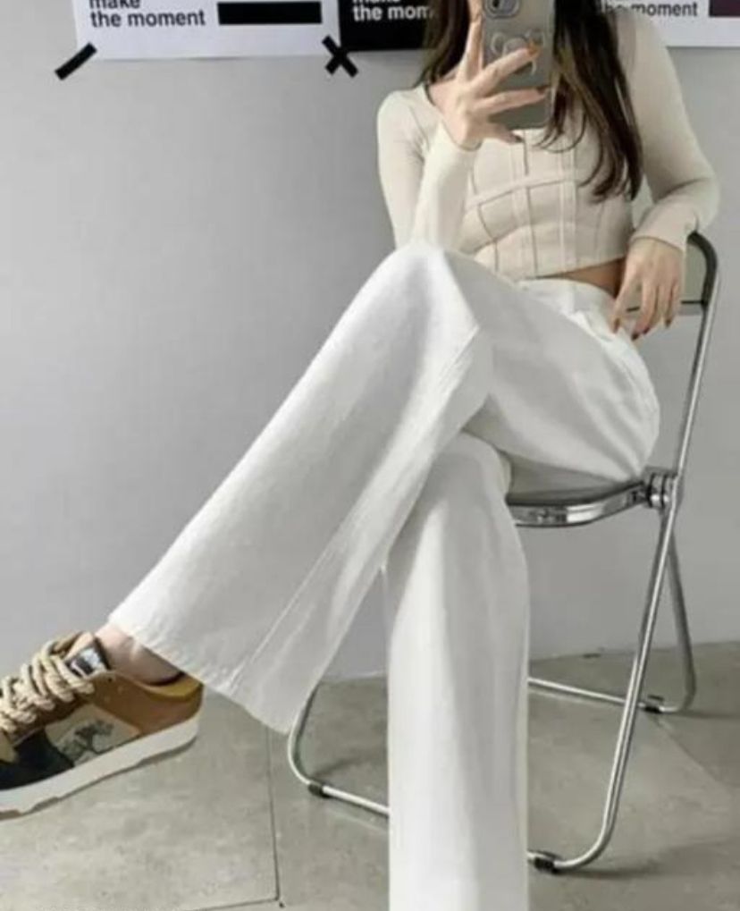 White fit jeans for women