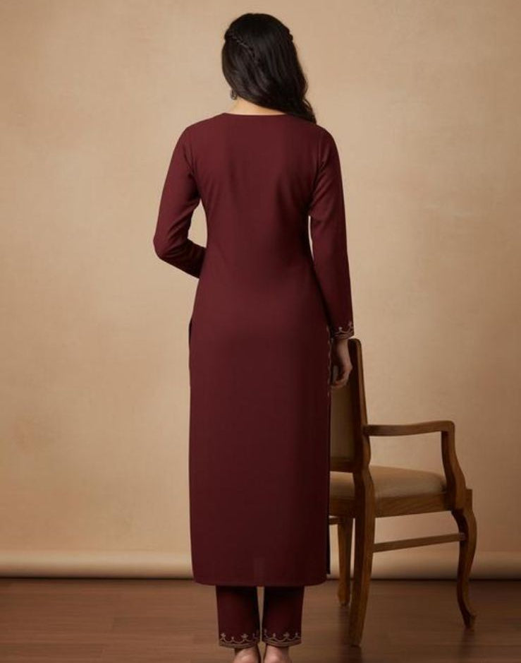 Trending Winter Kurti fashionable trendy