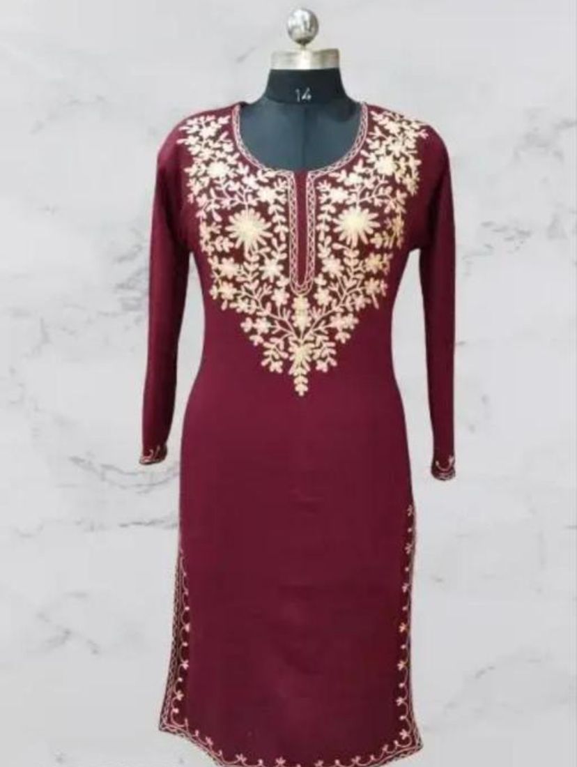 Trending Winter Kurti fashionable trendy
