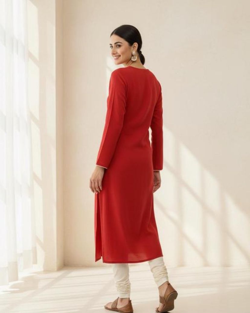 Embroidery woolen fashionable trendy