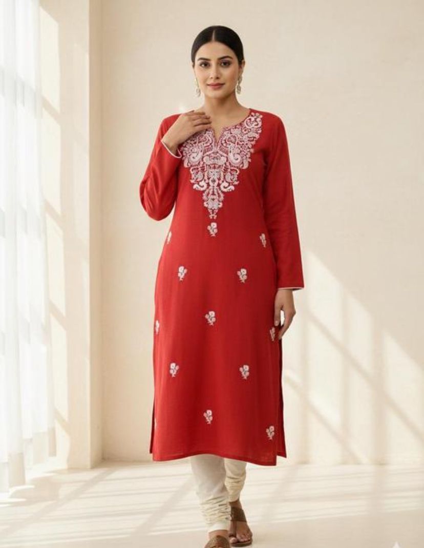 Embroidery woolen fashionable trendy