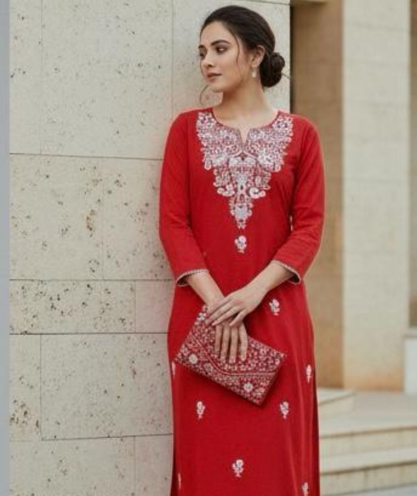 Embroidery woolen fashionable trendy