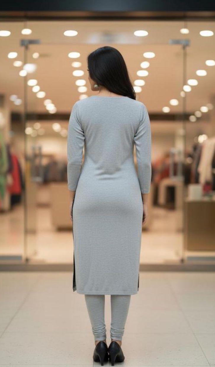 Trending and Fancy Woollen kurti Set