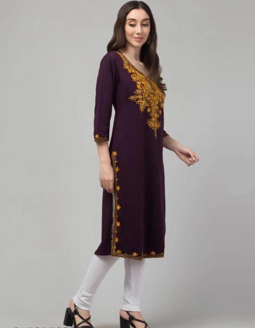 Woolen Kurti for Women trendy fashionable