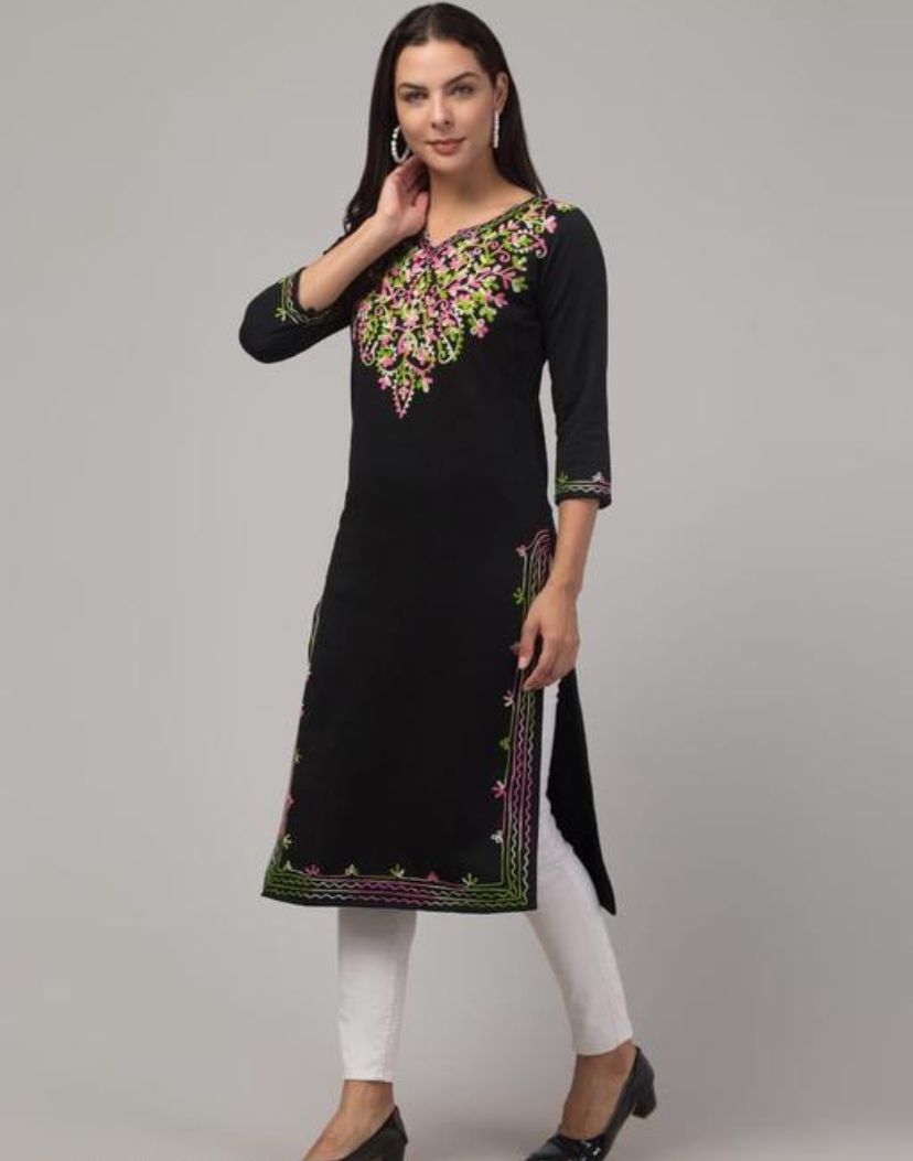 Winter kurti | Woolen kurti | kashmiri Kuri