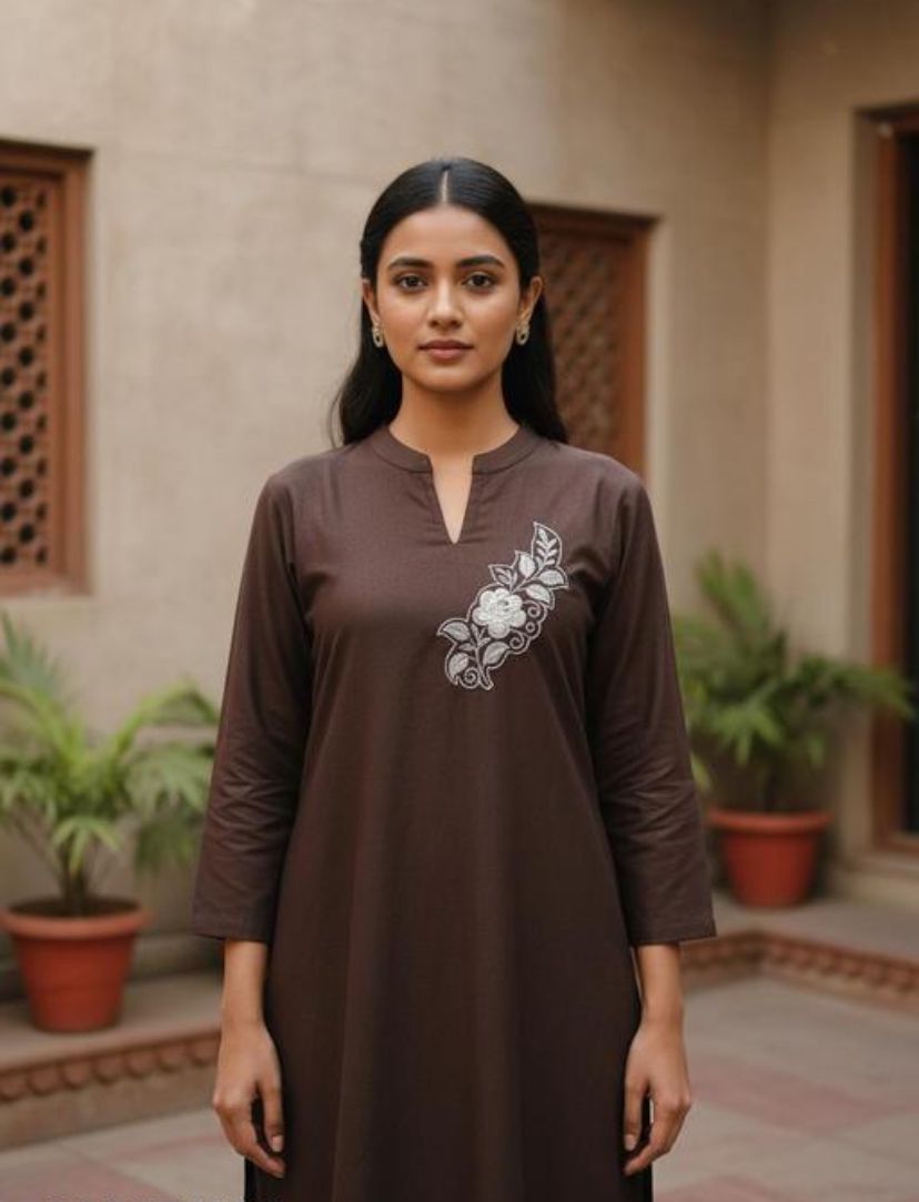 Woolen kurti for women fashionable trendy winter wear office wear