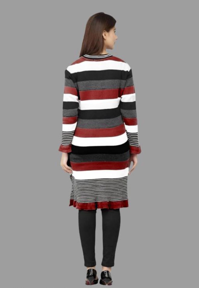 Casual Trendy Daily Use Winter Woolen Kurti