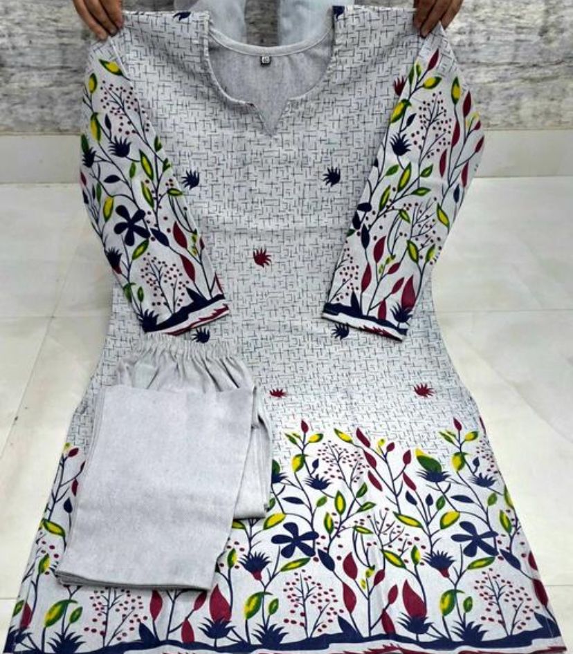 Woolen kurta set for women fasionable Trendy