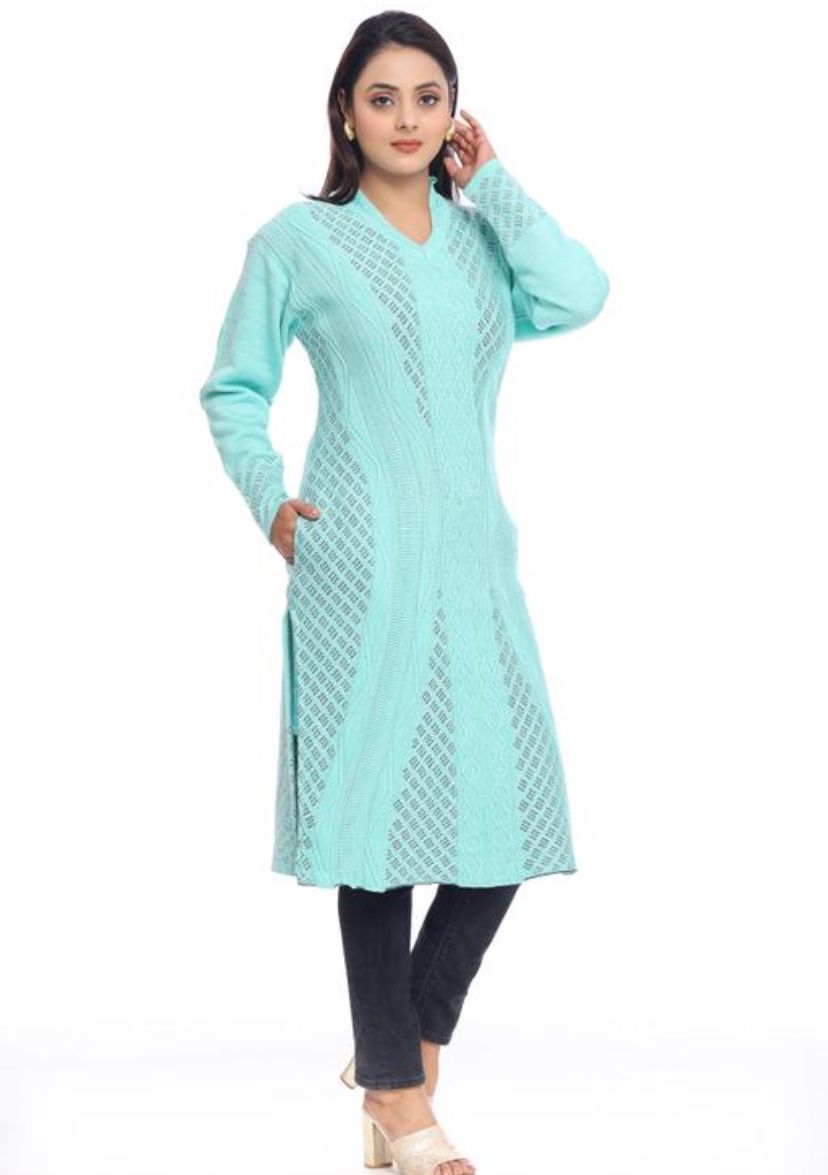 Woolen Kurti for women fasionable trendy