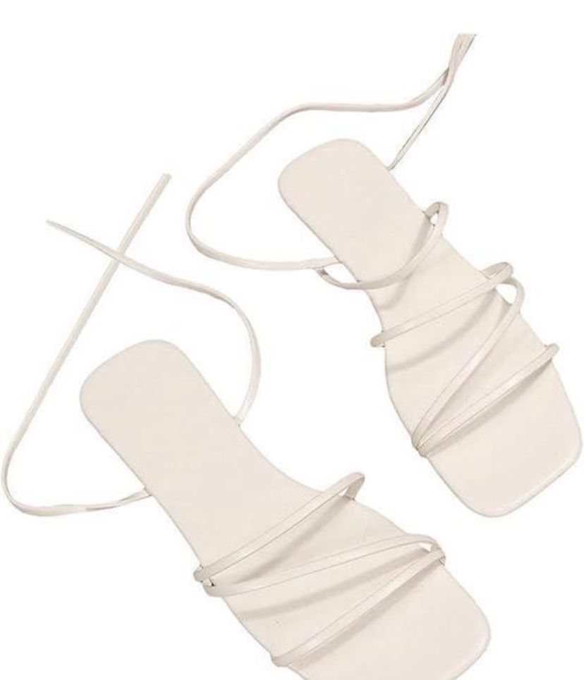 Lace-up Tie-up Summer Flat Sandals for Women