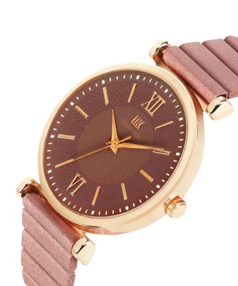 M3 Trader Brown Women Round Dial Stainless Steel Bracelet Analogue