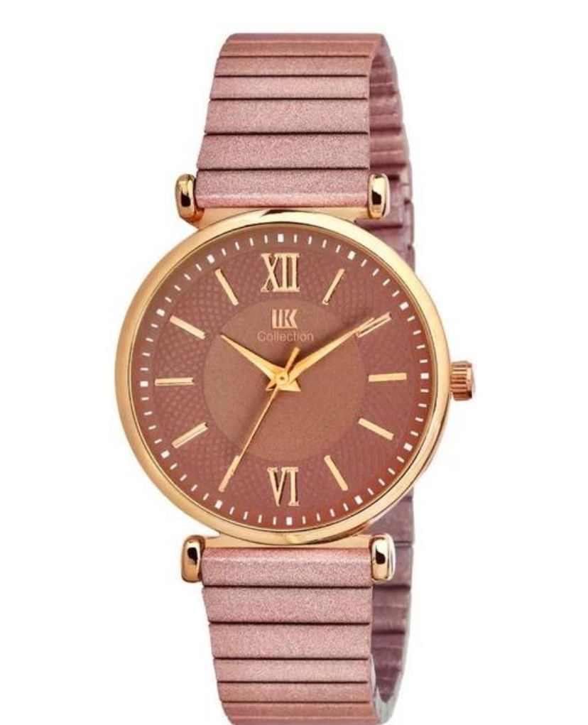M3 Trader Brown Women Round Dial Stainless Steel Bracelet Analogue