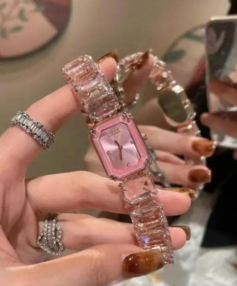 Pink Quartz Watch