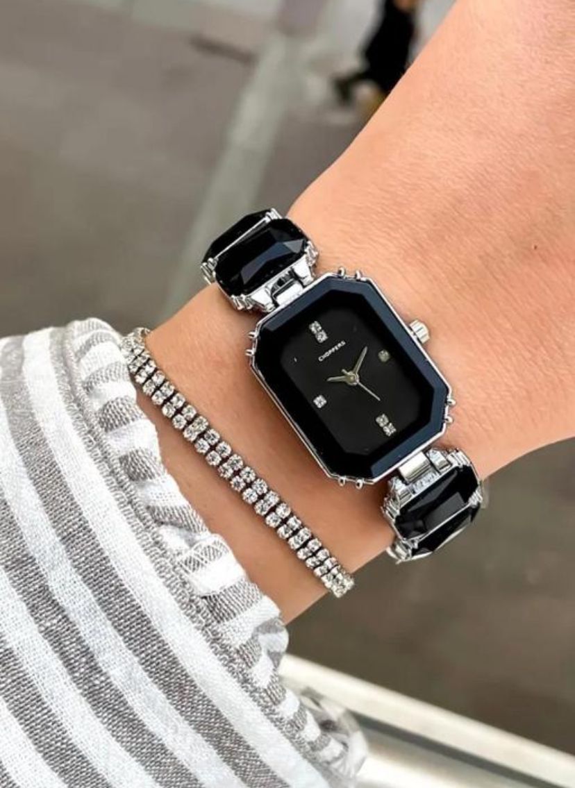 ZT Steel and Glass Black Watch